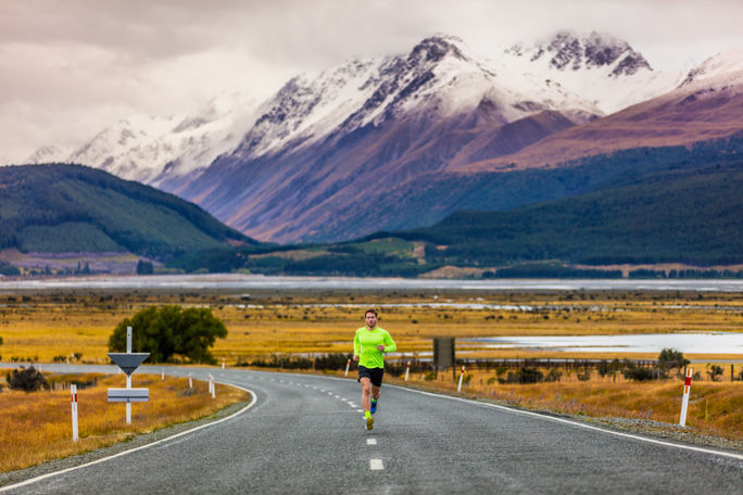 Runner in New Zealand