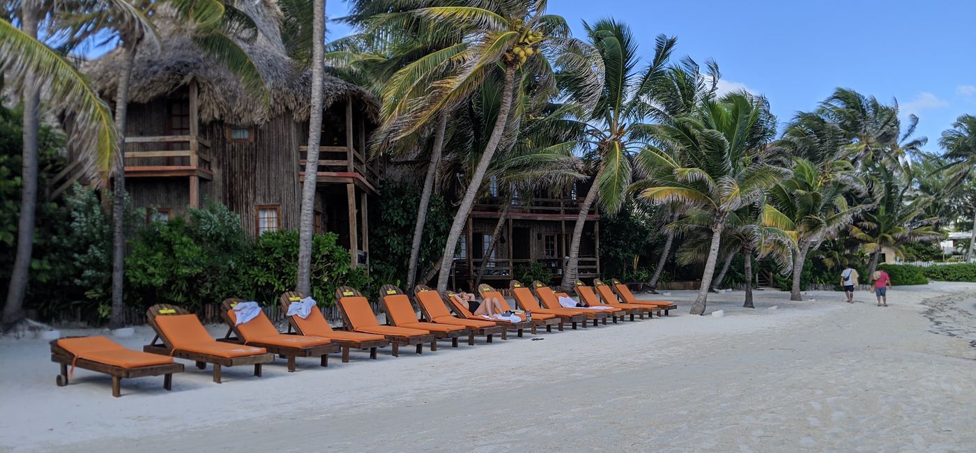 Image: The beach at Ramon's Village. (photo via Alex Temblador)
