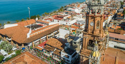 Outlook over Puerto Vallarta, Jalisco, Mexico.