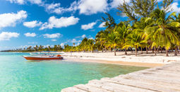 Beautiful caribbean beach on Saona island, Dominican Republic (photo via czekma13 / iStock / Getty Images Plus)