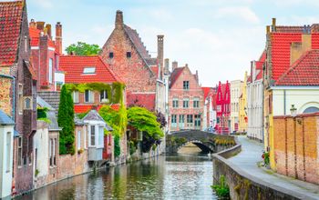 The city of Bruges, Belgium.