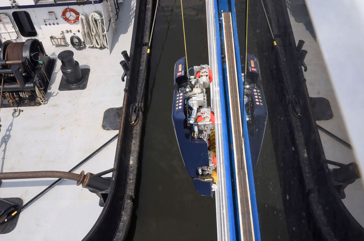 Carnival Cruise Line Uses Remotely Operated Underwater Robot to Inspect and Clean Carnival Pride's Hull