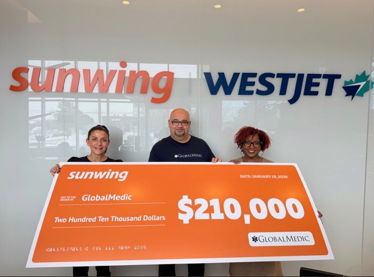 Sunwing, Travel Agents Raise 0K for Hurricane Relief in Jamaica