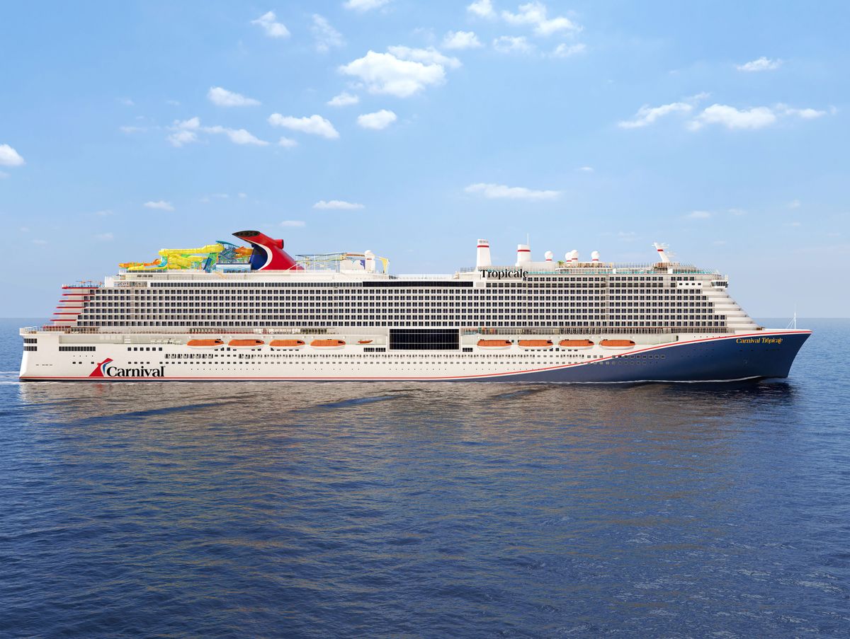 Carnival Cruise Line Opens Bookings for New Ship Carnival Tropicale