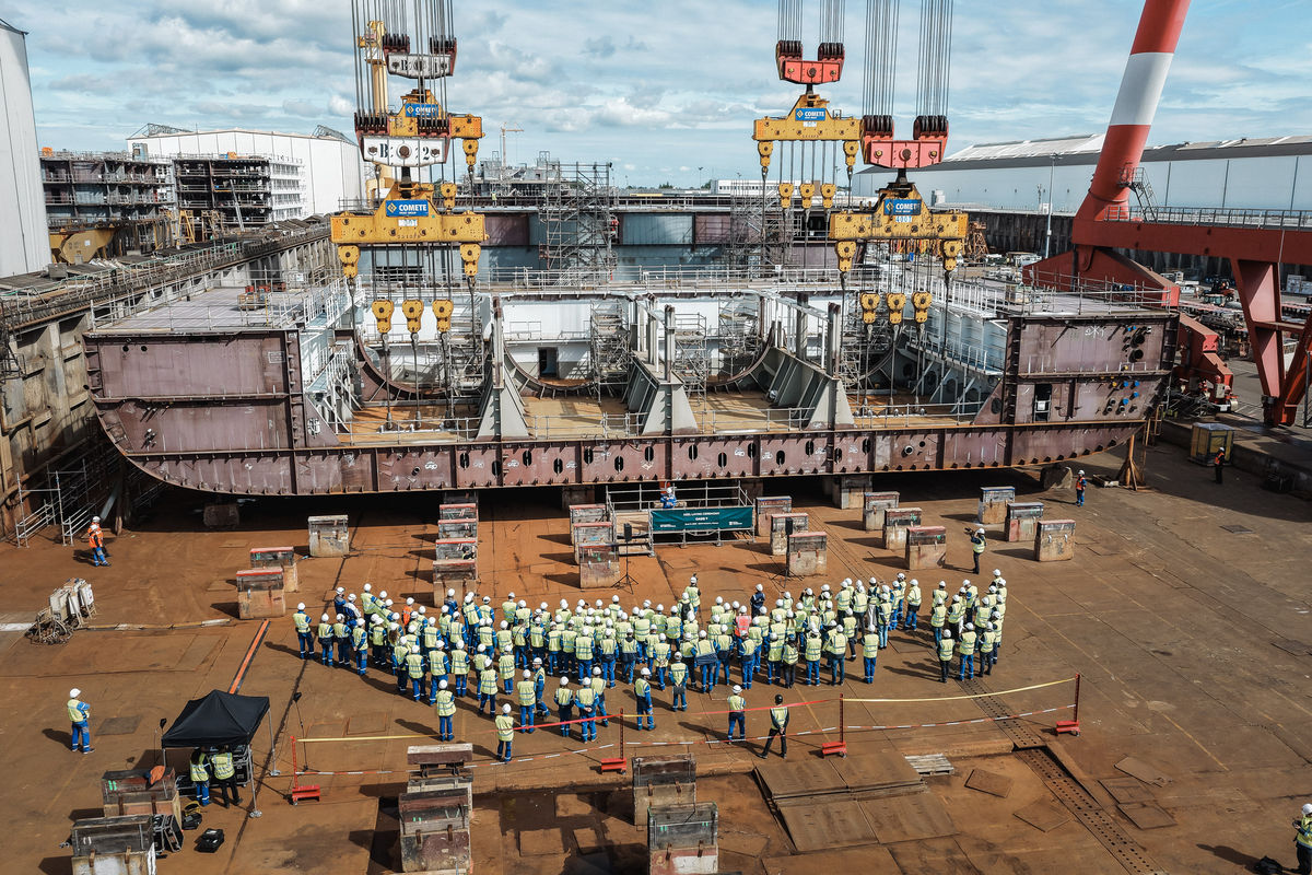 Royal Caribbean Reaches Major Milestone on New Oasis-Class Ship