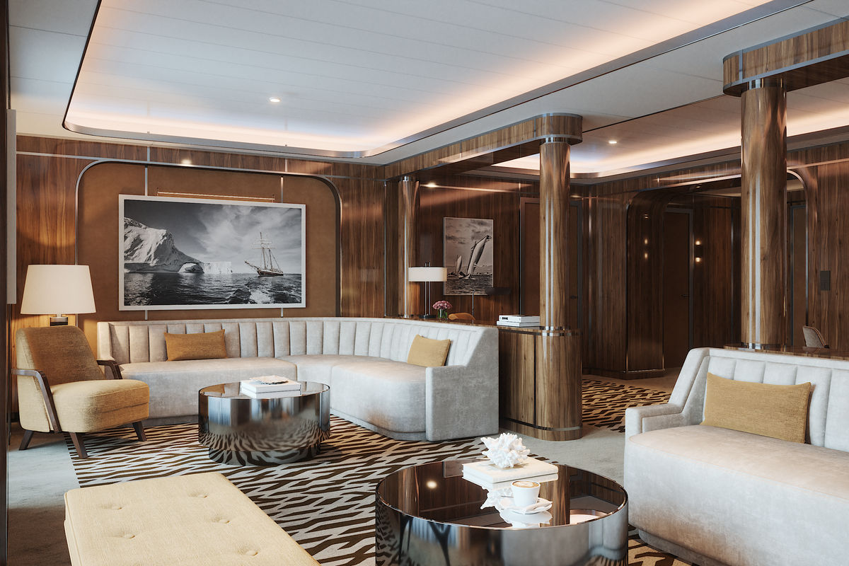 Atlas Ocean Voyages Reveals Details of Owner’s Suites on New Expedition Yacht