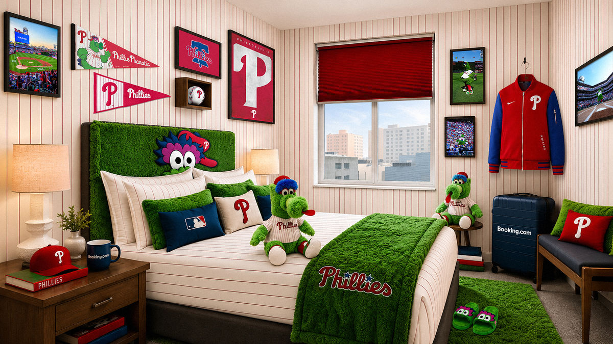 Booking.com Announces MLB All-Star Stay at Phillies Mascot Phanatic's Phantastic Pad