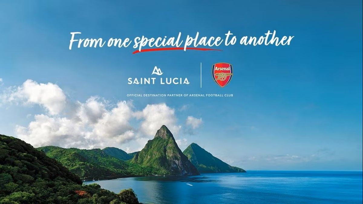 Saint Lucia Tourism Authority Teams With Arsenal as Official Destination Partner