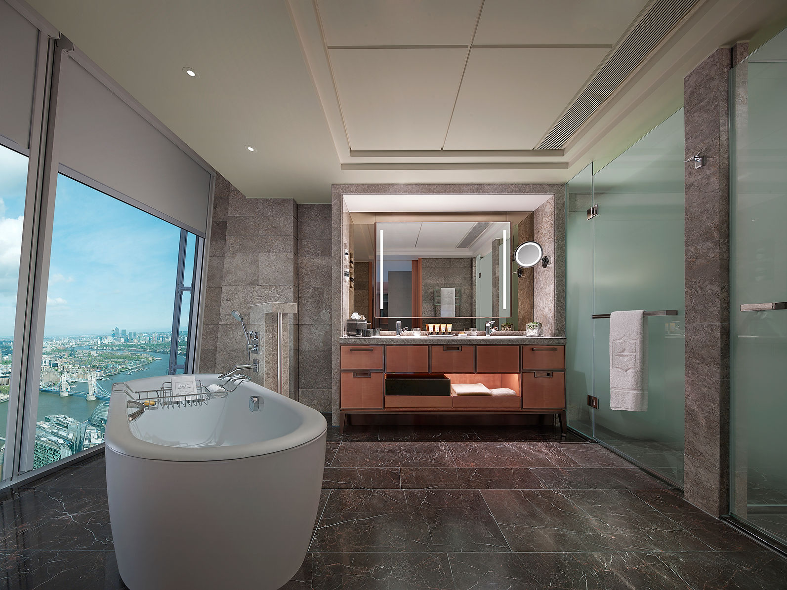 INSIDE STORY: The bathroom at the Shangri-La at the Shard