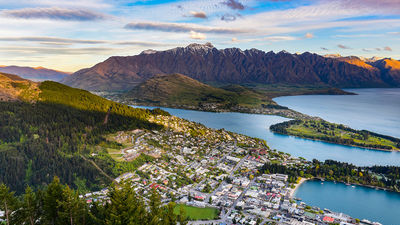 A view of Queenstown, New Zealand. Tourist arrivals have risen by nearly a third in the past three years to 3.8 million in the year to April.