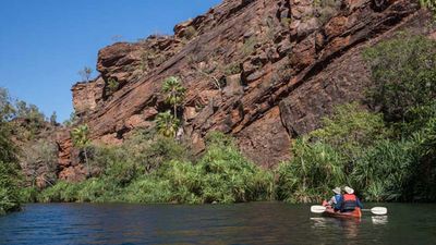 Tourist survived by “crawling and scraping” her way through tough terrain.