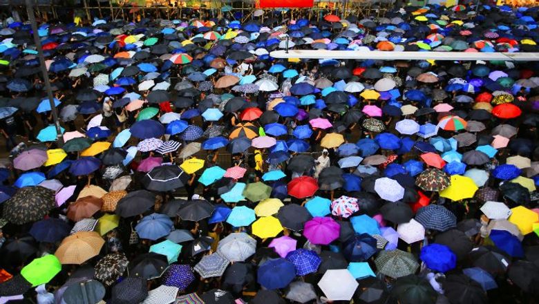 Hong Kong visitor numbers were down almost 40% in August.