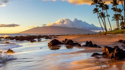 Sunset on a Maui Beach.