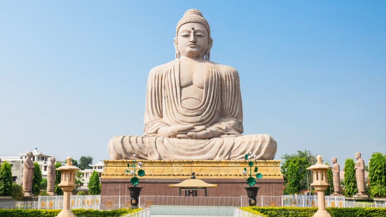 The Mahabodhi Temple in Bodhgaya, India