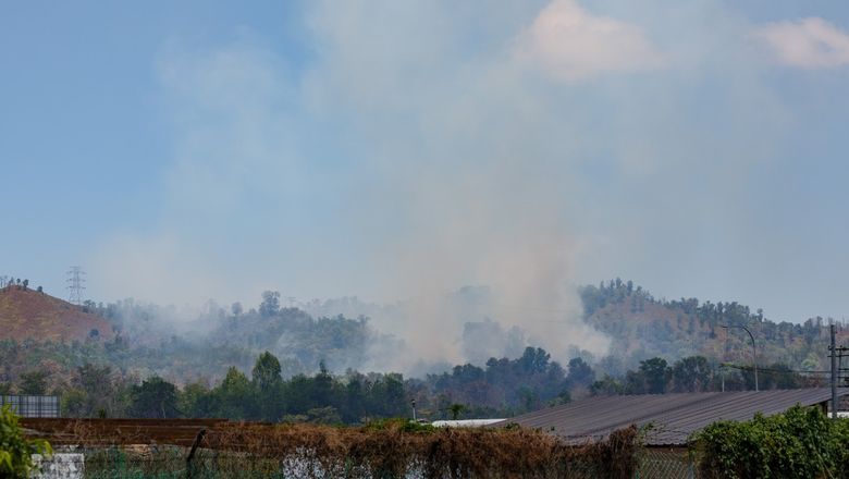 Malaysia is suffering from moderate pollution levels suspected to be caused by bush fires started by recent hot and dry weather.