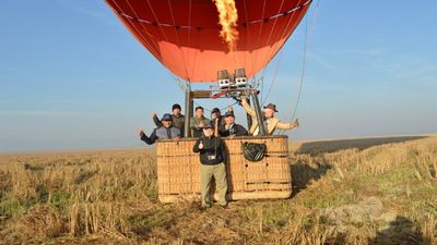Maiden flight of Balloons Over Loikaw earlier this month.