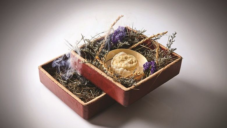 One of 25 dishes offered on Gaggan’s inventive tasting menu.