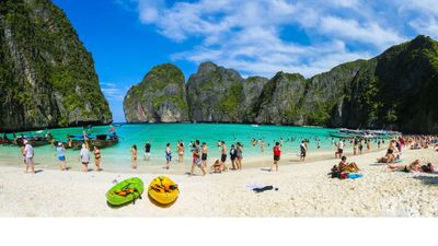 Maya Bay was suffering from the impact of 5,000 tourists per day.