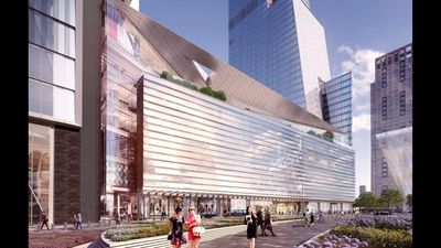 Artist impression of Hudson Yards, the largest development in New York City since the Rockefellar Centre in the 1930s, which will open in March 2019.
