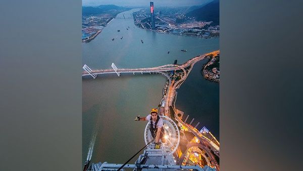 Not for the faint-hearted: At 233m, the Macao Tower is the world's highest bungy jump.