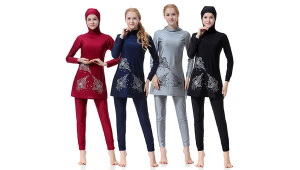 Wide selection of modest swim wear on board. Wide selection of modest swim wear on board.