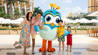 There’s no shortage of thrilling water slides and splashing fun at Galaxy Macau’s Grand Resort Deck.