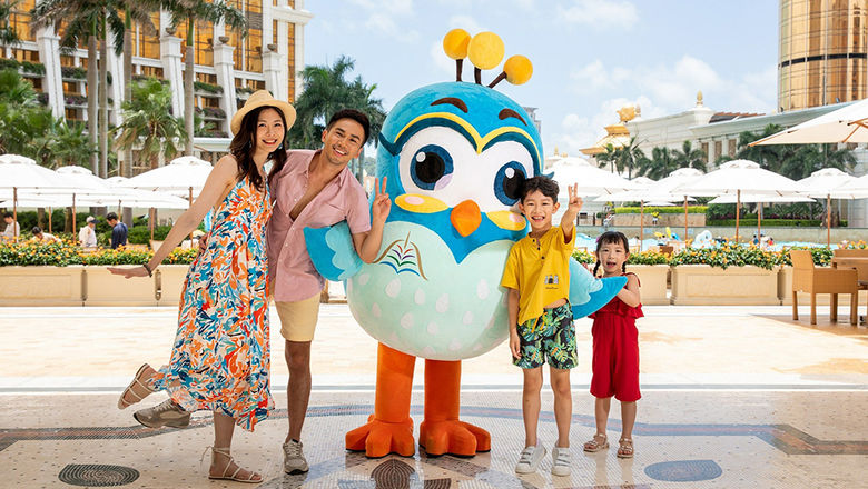 There’s no shortage of thrilling water slides and splashing fun at Galaxy Macau’s Grand Resort Deck.