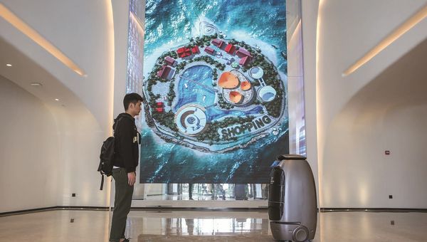 Alibaba has unveiled its first Flyzoo Hotel, an unmanned hotel fitted with smart interactive technologies such as a one-metre-high robot receptionist. Alibaba has unveiled its first Flyzoo Hotel, an unmanned hotel fitted with smart interactive technologies such as a one-metre-high robot receptionist.