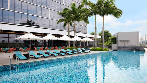 Momentus Hotel Alexandra’s 25-metre infinity pool Momentus Hotel Alexandra’s 25-metre infinity pool
