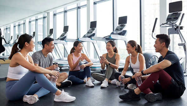 Start the day with an energising group workout or host a creative breakout session in the gym.