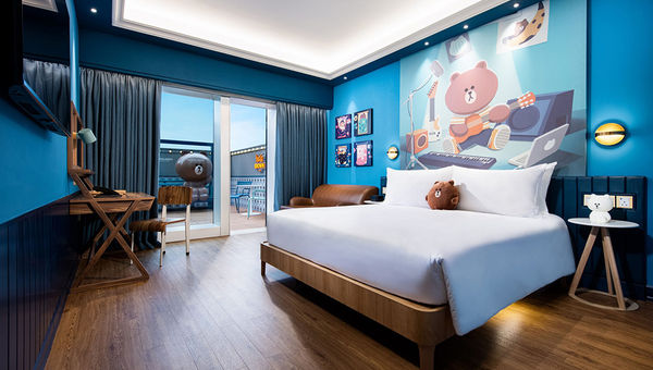 Macao has a range of accommodations that appeal to families, including Lisboeta Macau’s Line Friends Presents Casa de Amigo, a collection of rooms themed around Line characters.