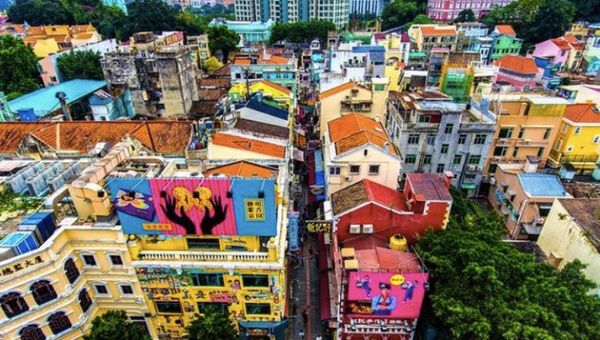 Taipa Village, one of Macau's hippest corners, is where visitors can find colonial buildings with colourful facades and murals featuring work by graffiti artists.