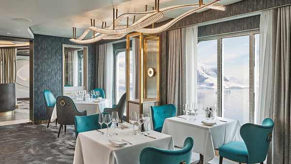 Even in remote corners of the world, guests can enjoy exquisite Italian cuisine at Il Terrazzino aboard the Silver Endeavour.