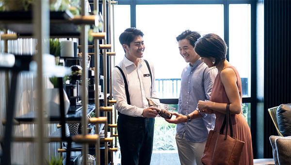Guests at The Outpost Hotel Sentosa can select five complimentary minibar items at the reception. Guests at The Outpost Hotel Sentosa can select five complimentary minibar items at the reception.