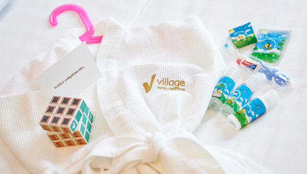 The Village Playcation package provides activity packs to keep little ones busy during their stay at the hotel.