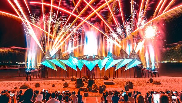 Wings of Time is a dazzling outdoor night show featuring a colourful display of water, light and sound. Wings of Time is a dazzling outdoor night show featuring a colourful display of water, light and sound.