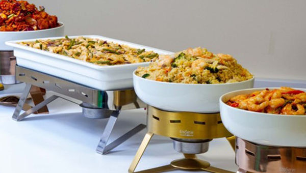 Meeting refreshments at PARKROYAL COLLECTION Marina Bay, Singapore are presented using the EcoServe chafing dish system, which reduces carbon emissions and minimises waste. Meeting refreshments at PARKROYAL COLLECTION Marina Bay, Singapore are presented using the EcoServe chafing dish system, which reduces carbon emissions and minimises waste.