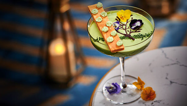 A beautiful and innovative cocktail served at City of Dreams Macau’s Lan Bar.