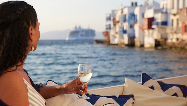 Silver Muse embarks on an 11-day roundtrip from Athens on 26 August 2025, exploring the stunning Greek islands of Santorini, Mykonos, and Rhodes, ancient Ephesus, and an overnight in Istanbul. (Pictured: Mykonos)