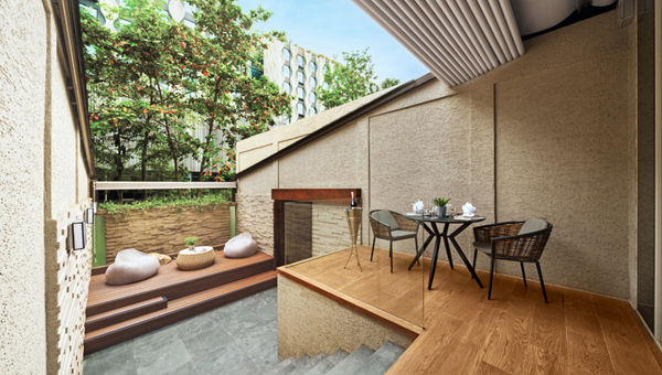 Each of the newly launched Courtyard Premier room is a sanctuary for relaxation and wellness amidst nature. Each of the newly launched Courtyard Premier room is a sanctuary for relaxation and wellness amidst nature.