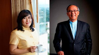 Mingkwan Metmowlee, the new president of FATA, and Datuk Hamzah Rahmat, the new FATA executive director.