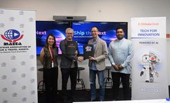 (L to R) Millie Yong Boon Hwei, business development director Alibaba Cloud Intelligence, Choong Hon Keat, deputy general manager SE Asia region, Alibaba Cloud Intelligence, Nigel Wong president, MATTA and Mohd Hizzat, deputy president, MATTA.