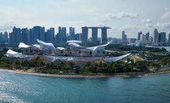Planned for the seven-storey attraction: 70 treatment rooms, 20 pools, 18 water slides, and more than 200,000 plants.