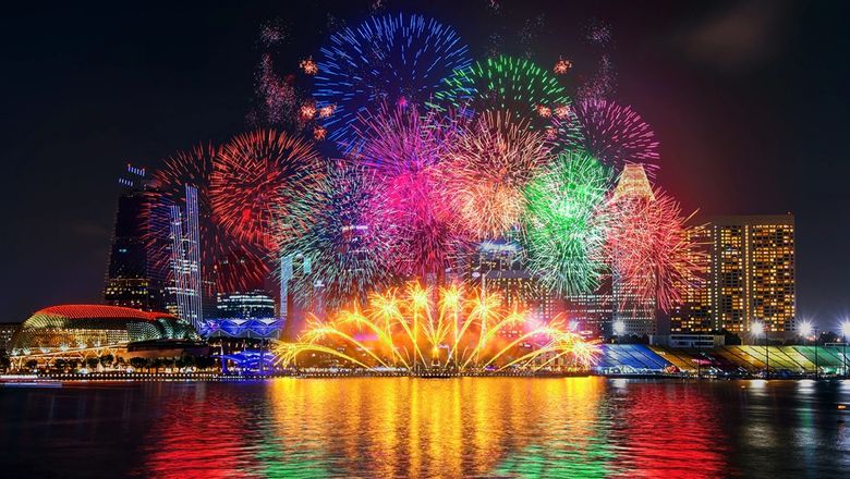 The fireworks will start at 11 PM on 31 December, culminating in a spectacular finale at midnight to welcome the New Year.