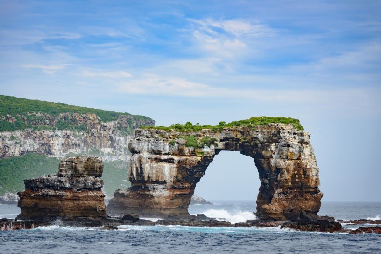 Darwin's Arch was a popular site among divers, photographers and cruise ship tourists.