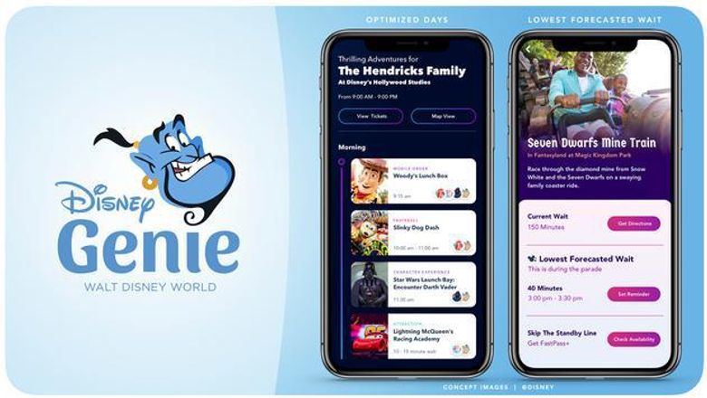 New Disney Genie service launched 8 December 2021.
