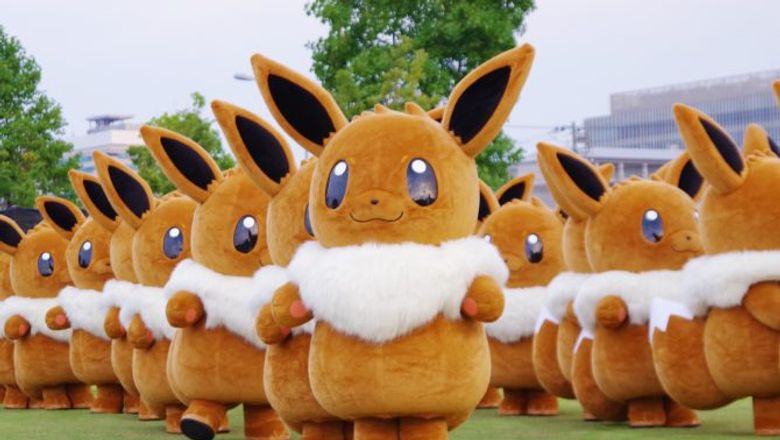Sentosa's first edition of the Eevee Dance Parade at Palawan Green in December 2021.