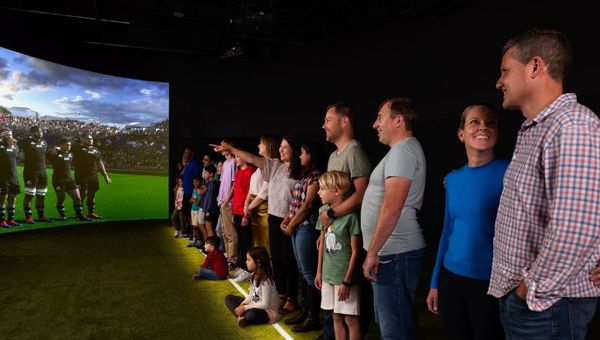 The All Blacks Experience is designed to showcase the All Blacks, Black Ferns, and other national rugby teams in black. The All Blacks Experience is designed to showcase the All Blacks, Black Ferns, and other national rugby teams in black.