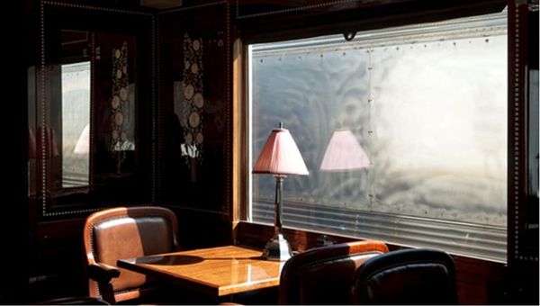 The pop-up restaurant, helmed by Michelin-starred chef Yannick Allén, is set in a replica Anatolia dining car. The pop-up restaurant, helmed by Michelin-starred chef Yannick Allén, is set in a replica Anatolia dining car.