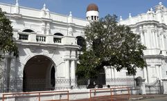 The Penang State Museum building, on Farquhar Street, was once used by the Hutchings School.
